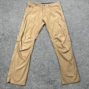 Kuhl Konfidant Air Pants Mens 32x32 Tan Vented Lightweight Outdoor Hiking